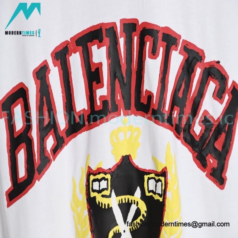 Balenciaga - 23SS Scissor Print Short Sleeve T-shirt Balenciaga - 23SS Scissor Print Short Sleeve T-shirt